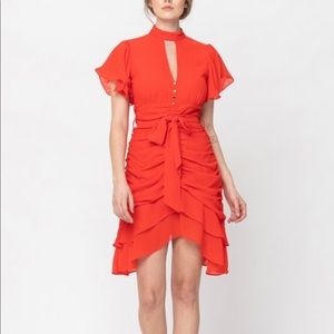 Mini Sexy Rushed Dress